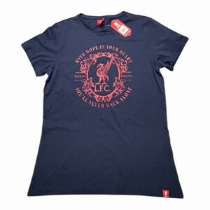 NEW LFC LIVERPOOL FC - Football Club Soccer T-Shirt  Women's Size‎ Small NWT